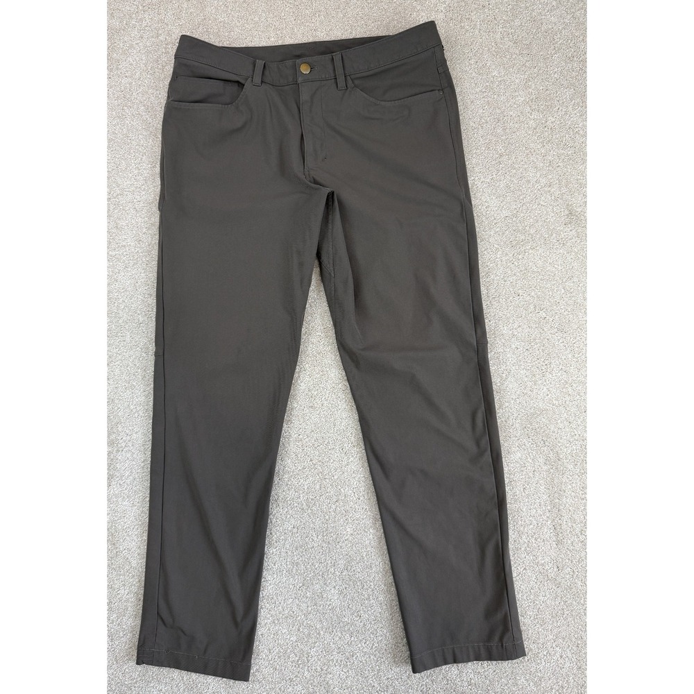 Lululemon Pants Mens 34x30 Gray ABC Classic Fit 5 Pocket Warpstreme Golf Chino